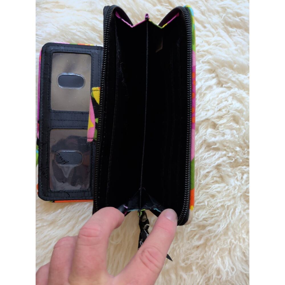 Vera Bradley Turn Lock Wallet in Va Va Bloom Floral Organizer EUC - Picture 10 of 12